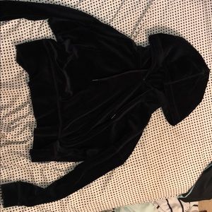 Calvin Klein  cropped black sweatshirt
